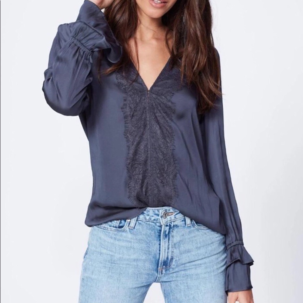 PAIGE LYRICA PERISCOPE BLOUSE